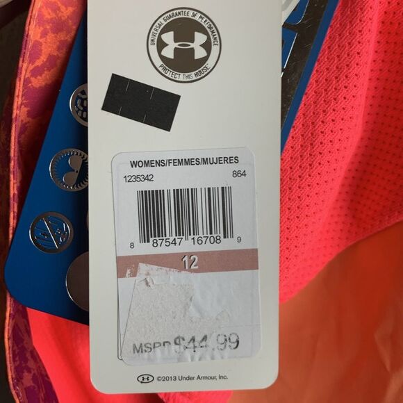 NWT Under Armour Even Keel Heatgear Semi-Fitted Swim Board Shorts Afterglow 12 - Picture 10 of 11